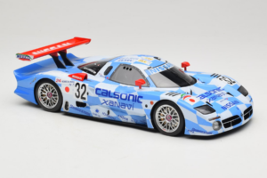 Nissan R390 GT1 #32 R. Calderari / J-D. Deletraz / B. Gachot Team Nissan 24 Hours of Le Mans 1998 GT Spirit 1:18 GT529 Sveķi — attēls 4 no 6