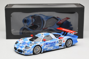Nissan R390 GT1 #32 R. Calderari / J-D. Deletraz / B. Gachot Team Nissan 24 Hours of Le Mans 1998 GT Spirit 1:18 GT529 Sveķi — attēls 6 no 6