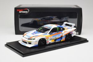Nissan Silvia S15 LB-Super Silhouette #555 Formula Drift Japan 2023 TopSpeed 1:18 TS0586 Sveķi — attēls 6 no 6