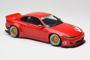 Nissan Silvia S15 Rocket Bunny Burning Red Otto 1:18 OT1115 Sveķi — attēls 4 no 6