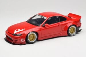 Nissan Silvia S15 Rocket Bunny Burning Red Otto 1:18 OT1115 Sveķi