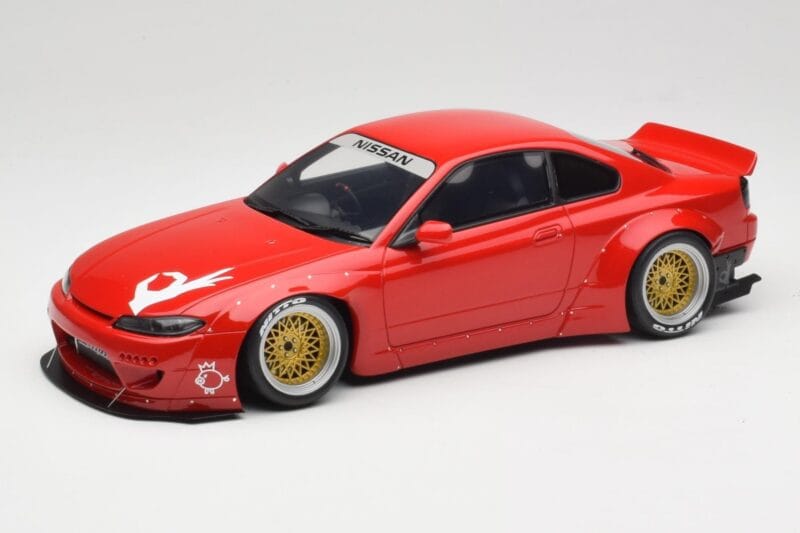 Nissan Silvia S15 Rocket Bunny Burning Red Otto 1:18 OT1115 Sveķi