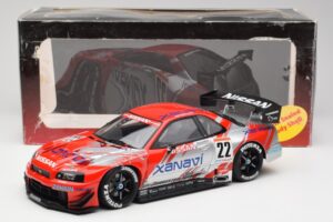 Nissan Skyline GT-R #22 M. Krumm / S. Motoyama Xanavi Nismo JGTC 2002 AUTOart 1:18 80277 Metāls — attēls 6 no 6