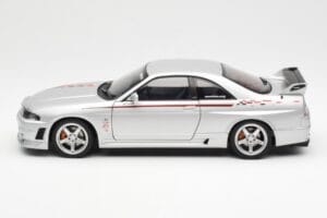 Nissan Skyline GT-R R33 R-Tune Sudrabs AUTOart 1:18 77326 Metāls — attēls 4 no 8