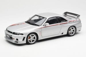 Nissan Skyline GT-R R33 R-Tune Sudrabs AUTOart 1:18 77326 Metāls