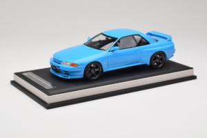 Nissan Skyline GT-R R32 Customized Version Zils MotorHelix 1:18 MH029CB Sveķi — attēls 2 no 7