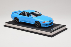 Nissan Skyline GT-R R32 Customized Version Zils MotorHelix 1:18 MH029CB Sveķi — attēls 4 no 7