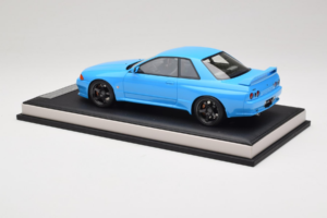 Nissan Skyline GT-R R32 Customized Version Zils MotorHelix 1:18 MH029CB Sveķi — attēls 5 no 7