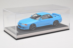 Nissan Skyline GT-R R32 Customized Version Zils MotorHelix 1:18 MH029CB Sveķi — attēls 6 no 7