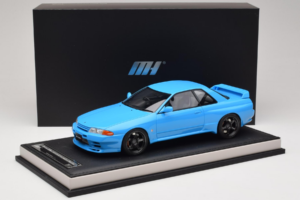 Nissan Skyline GT-R R32 Customized Version Zils MotorHelix 1:18 MH029CB Sveķi — attēls 7 no 7