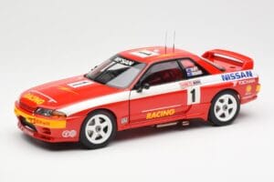 Nissan Skyline GT-R R32 #1 J. Richards / M. Skaife Bathurst 1000 Winner 1992 AUTOart 1:18 89279 Metāls