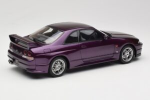 Nissan Skyline GT-R R33 V-Spec Midnight Purple Otto 1:18 OT1138 Sveķi — attēls 2 no 6