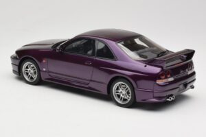 Nissan Skyline GT-R R33 V-Spec Midnight Purple Otto 1:18 OT1138 Sveķi — attēls 5 no 6