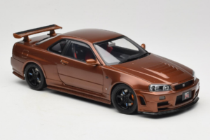 Nissan Skyline GT-R R34 Customized Metallic Bronze MotorHelix 1:18 M83414 Metāls — attēls 6 no 8