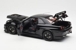 Nissan Skyline GT-R R34 NISMO Z-Tune Melns AUTOart 1:18 77355 Metāls — attēls 5 no 8