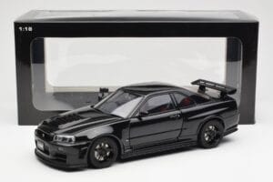 Nissan Skyline GT-R R34 NISMO Z-Tune Melns AUTOart 1:18 77355 Metāls — attēls 8 no 8