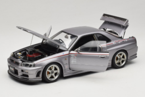 Nissan Skyline GT-R R34 Nismo S-Tune Sudrabs AUTOart 1:18 77358 Metāls — attēls 2 no 8