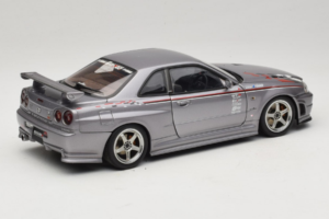 Nissan Skyline GT-R R34 Nismo S-Tune Sudrabs AUTOart 1:18 77358 Metāls — attēls 3 no 8