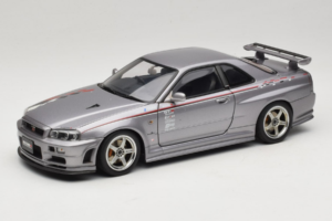 Nissan Skyline GT-R R34 Nismo S-Tune Sudrabs AUTOart 1:18 77358 Metāls