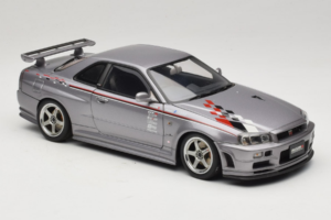 Nissan Skyline GT-R R34 Nismo S-Tune Sudrabs AUTOart 1:18 77358 Metāls — attēls 6 no 8