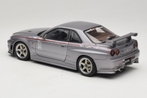 Nissan Skyline GT-R R34 Nismo S-Tune Sudrabs AUTOart 1:18 77358 Metāls — attēls 7 no 8