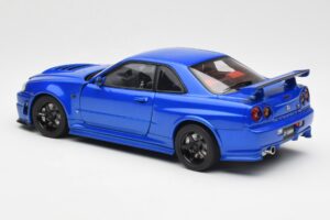 Nissan Skyline GT-R R34 NISMO Z-Tune Bayside Zils AUTOart 1:18 77354 Kompozīts — attēls 7 no 8