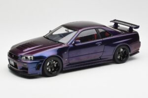 Nissan Skyline GT-R R34 NISMO Z-Tune Midnight Lillā III AUTOart 1:18 77464 Kompozīts