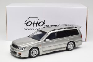Nissan Stagea Autech WC34 260RS Sonic Silver Otto 1:18 OT471 Sveķi — attēls 6 no 6