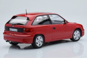Opel Astra F GSi Sarkans Norev 1:18 183672 Metāls — attēls 2 no 6