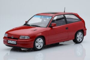 Opel Astra F GSi Sarkans Norev 1:18 183672 Metāls