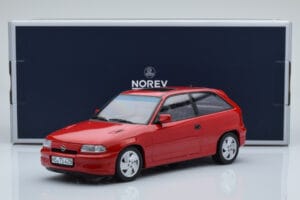 Opel Astra F GSi Sarkans Norev 1:18 183672 Metāls — attēls 6 no 6