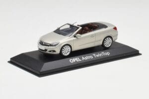 Opel Astra H Twin Top Sudrabs Minichamps 1:43 403045633 Metāls — attēls 2 no 4