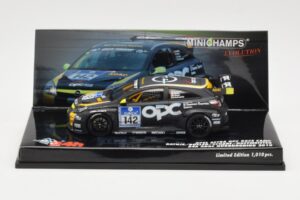 Opel Astra OPC #142 Rathje / Bueler / Scharf / Hoffmeister 24 Hours Nurburgring 2010 Minichamps 1:43 437104142 Metāls