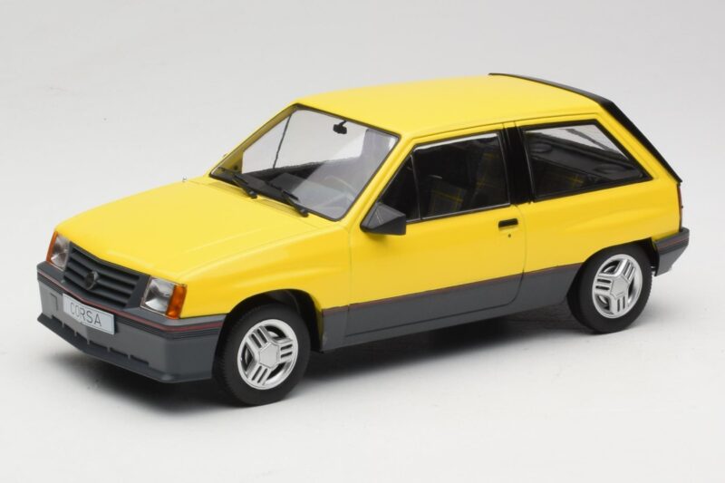 Opel Corsa A SR Dzeltens MCG 1:18 MCG18431 Metāls