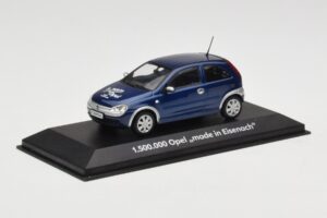 Opel Corsa C 1.5M Made in Eisenach Minichamps 1:43 OPEL003 Metāls — attēls 2 no 4