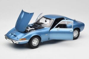 Opel GT Zils Minichamps 1:18 180049020 Metāls — attēls 2 no 8