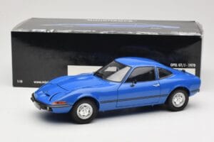 Opel GT/J Zils Minichamps 1:18 180049023 Metāls — attēls 8 no 8