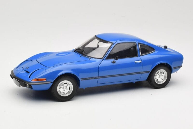 Opel GT/J Zils Minichamps 1:18 180049023 Metāls