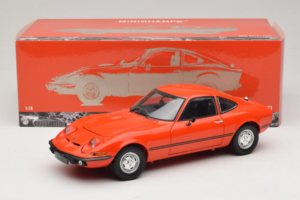 Opel GT/J Sarkans Minichamps 1:18 180049028 Metāls — attēls 8 no 8