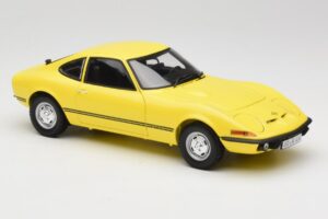 Opel GT/J Dzeltens Minichamps 1:18 180049021 Metāls — attēls 6 no 8