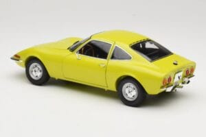Opel GT Dzeltens Minichamps 1:18 180049032 Metāls — attēls 7 no 8