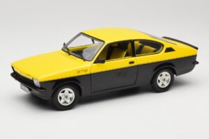 Opel Kadett C GT/E Dzeltens & Melns Minichamps 1:18 180045521 Metāls