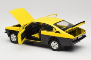 Opel Kadett C GT/E Dzeltens & Melns Minichamps 1:18 180045521 Metāls — attēls 5 no 8