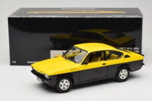 Opel Kadett C GT/E Dzeltens & Melns Minichamps 1:18 180045521 Metāls — attēls 8 no 8