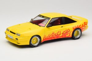 Opel Manta B Mattig Dzeltens ar Liesmu MCG 1:18 MCG18115 Metāls