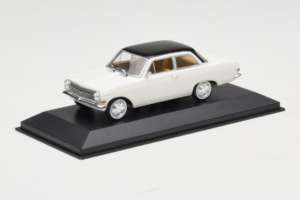 Opel Rekord A Balts Melns Jumts Minichamps 1:43 430041002 Metāls — attēls 2 no 4