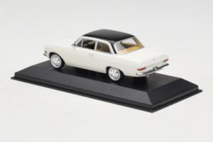 Opel Rekord A Balts Melns Jumts Minichamps 1:43 430041002 Metāls — attēls 3 no 4