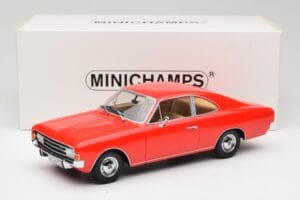 Opel Rekord C Coupe Sarkans Minichamps 1:18 107047020 Sveķi — attēls 6 no 6
