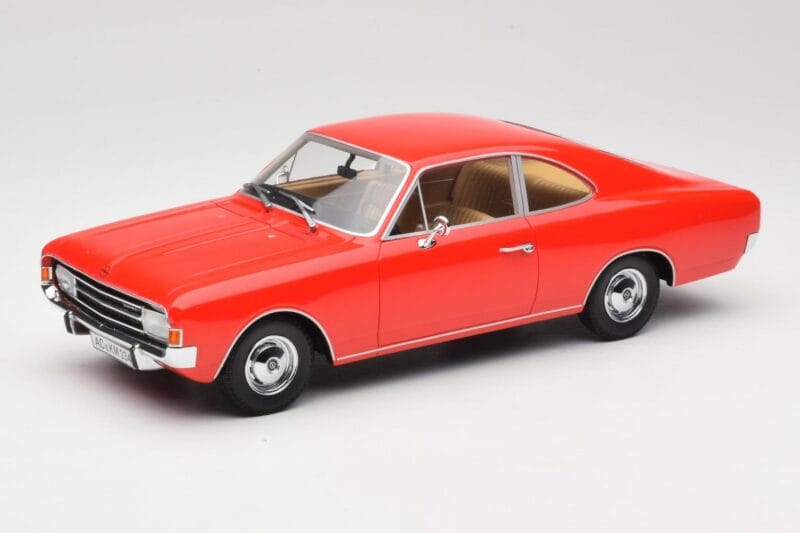 Opel Rekord C Coupe Sarkans Minichamps 1:18 107047020 Sveķi