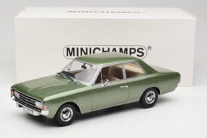Opel Rekord C Green Metallic Minichamps 1:18 107047000 Sveķi — attēls 6 no 6